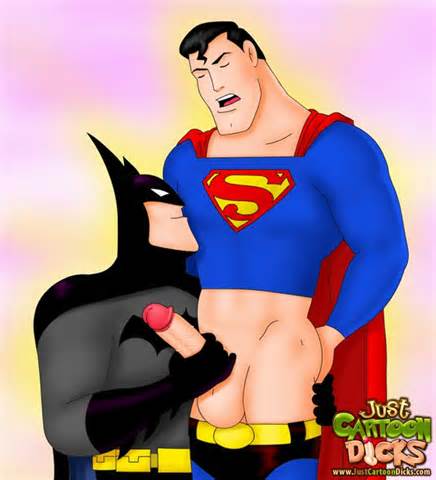 Superman and Batman gay toon sex