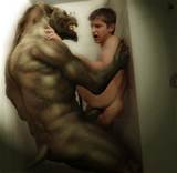 Gay Fantasy Creatures The Werewolf S Dick Is So Big That Boy Bled