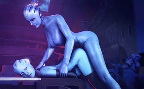 From Mass Effect In Porn And Sex Action With Asari Futanari From Mass