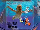 Nirvana Nemo Wallpaper small has green stripe inside molding. Download ...