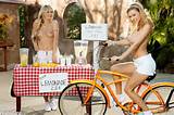 ... Starr and Natalia Starr stripping by the lemonade stand from Penthouse