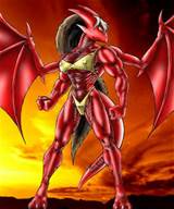 Fierce Red Dragon