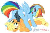 ... Artwork - mlp futa/11156__rainbow-dash_applejack_dildo_doubledong.png