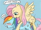 ... : Fluttershy Friendship_is_Magic My_Little_Pony Rainbow_Dash Rule_63