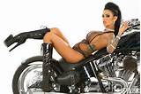 Hot biker babe Angelina Valentine takes a ride on a cock