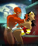 The Flash and Wonder Woman have a quickie by Alx