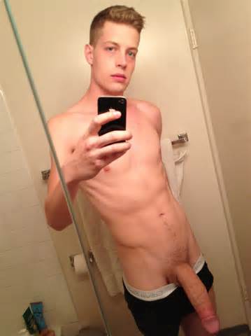 hotmeatmarket:Another skinny white twink with a massive cock! Too bad ...