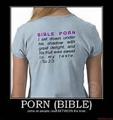 PORN (BIBLE) - come on people, read BETWEEN the lines demotivational ...