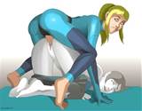 Samus and Wii Fit Trainer by iron-dullahan