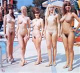 Kellie Everts, (right) winning Miss Nude Universe 1967