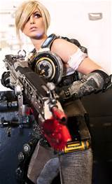 Meagan Marie as Anya Stroud from Gears of War