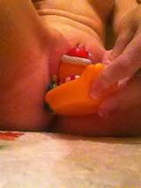 rubber ducky eating my pussy