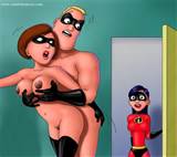 Elastigirl and Mr Incredible Nude Caught In The Act