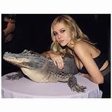 Nicola Peltz Tits with a Crocodile of the DAy