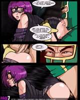 Hit Girl Getting Fucked in the Pussy and Ass by Kick-Ass. She teases ...