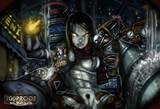 Big Sister nude about to be fucked by a Big Daddy Bioshock