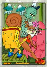 Sponge Bob fucks sex Sandy