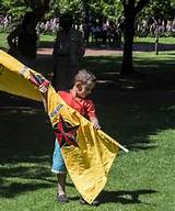 Photo: A young boy in Burgers Park carries a Poor People's Movement ...