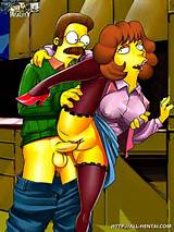 Ned Flanders gives Maude Flanders a nice hard fucking in the kitchen ...