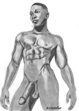 Photo Men 984468872 Nude Black Male Drawing Nude Black Male Fine Art