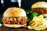 Classic Sloppy Joes with Caramelized Onions on Buttered Buns